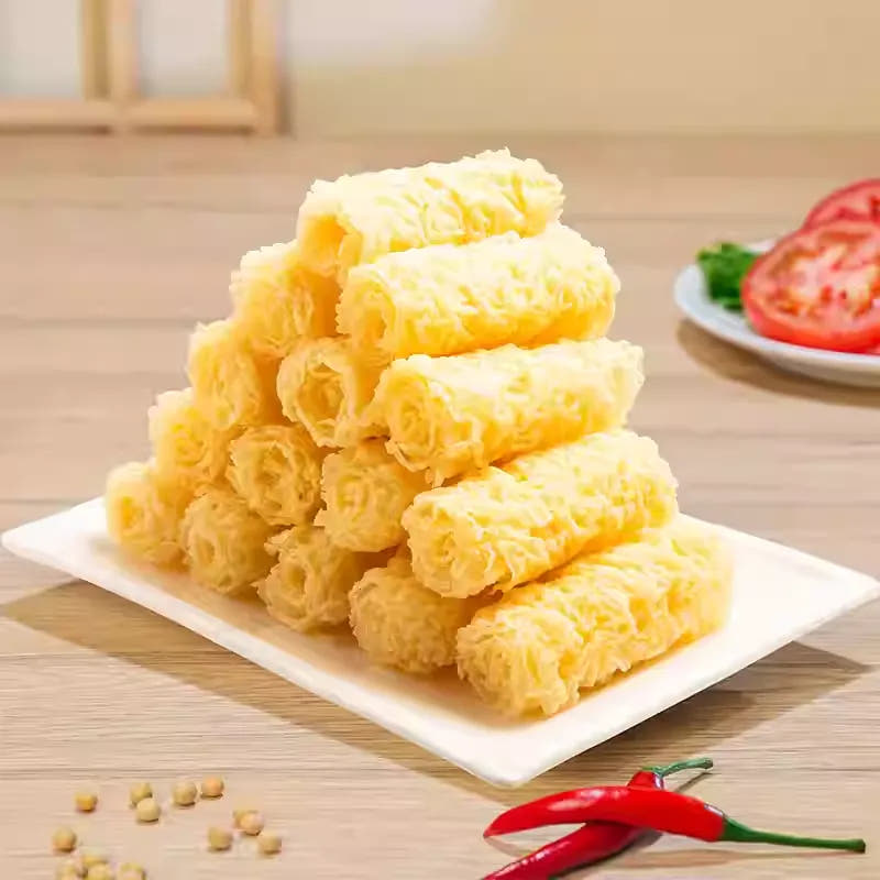 Involtini di Tofu Fritti 125g | Ideali per Hotpot e Ramen