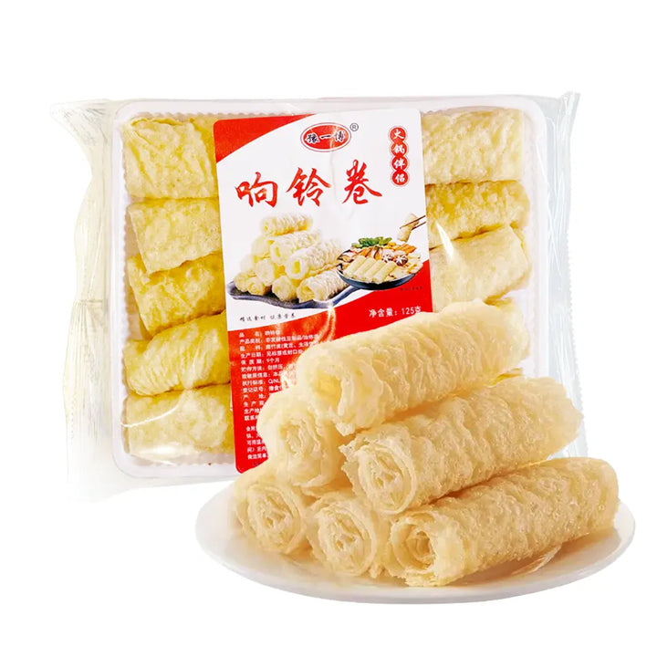 Involtini di Tofu Fritti 125g | Ideali per Hotpot e Ramen
