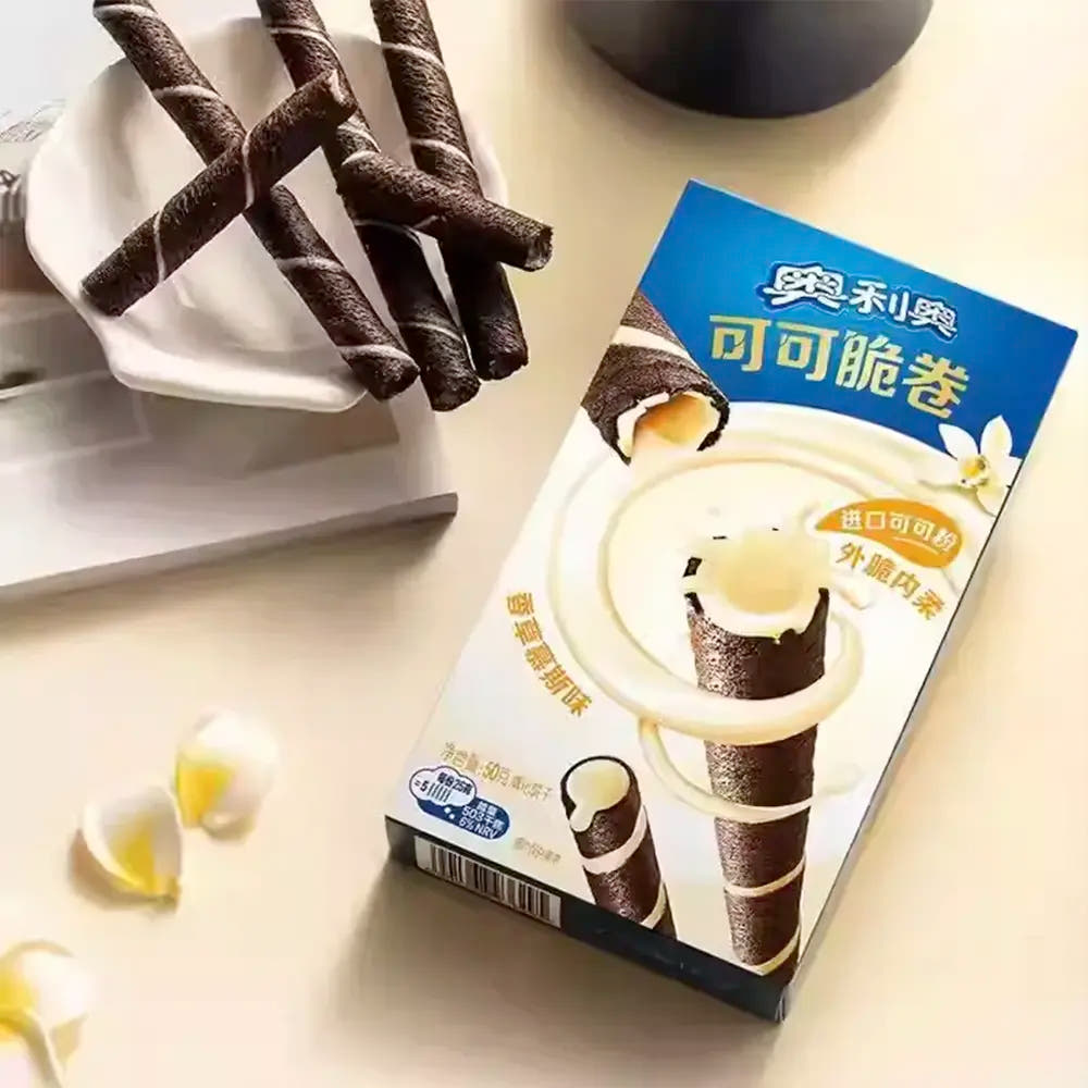 Oreo | Wafer Roll al Cacao 50g – Croccante e Goloso