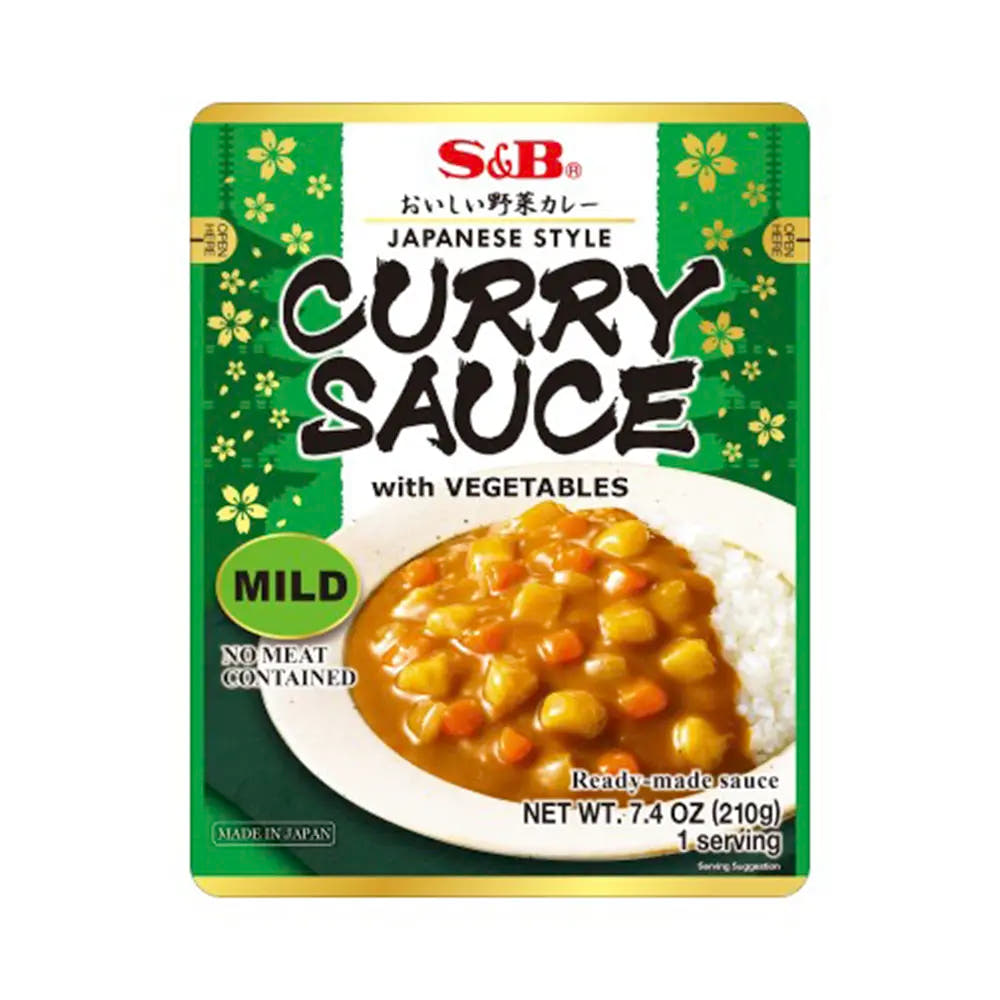 S&B | Curry Giapponese con Verdure 210g – Mlid