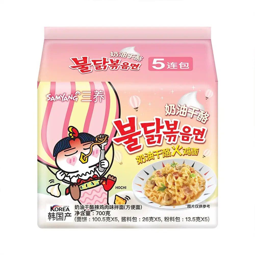 Samyang | Buldak Ramen 5pz – Gusto Crema Carbonara (Versione Cinese)