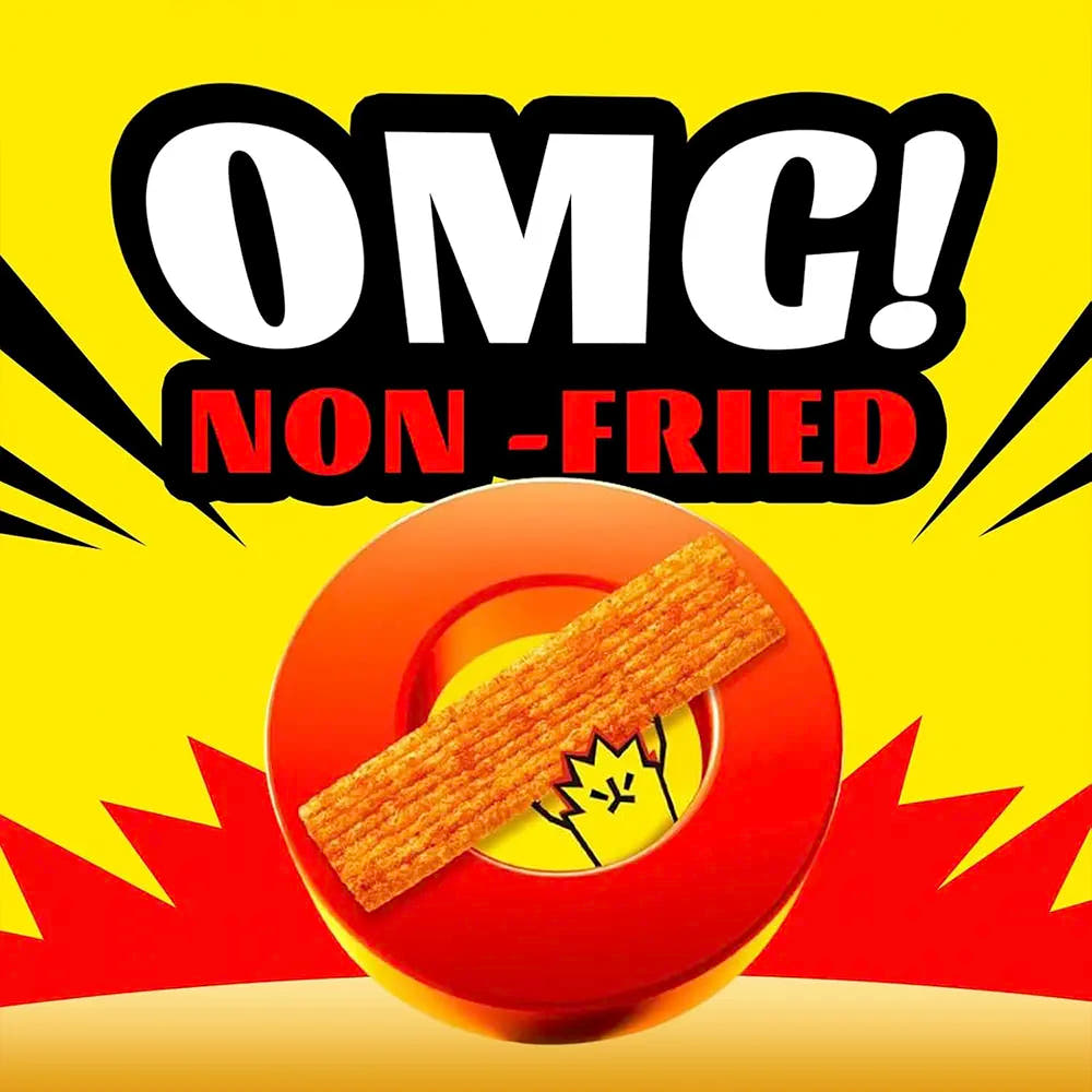 WeiLong | CuiHuoHuo 45g - Latiao Croccanti Piccanti (Non Fritte)