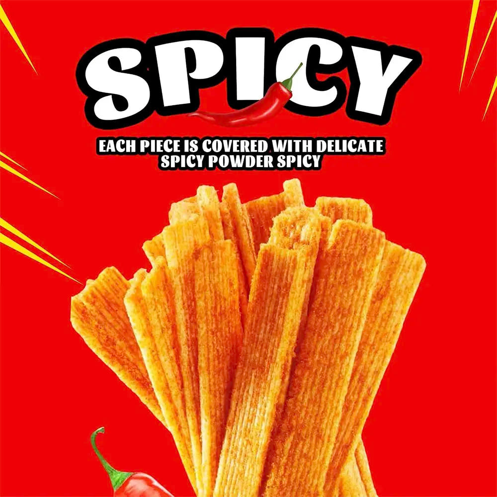 WeiLong | CuiHuoHuo 45g - Latiao Croccanti Piccanti (Non Fritte)