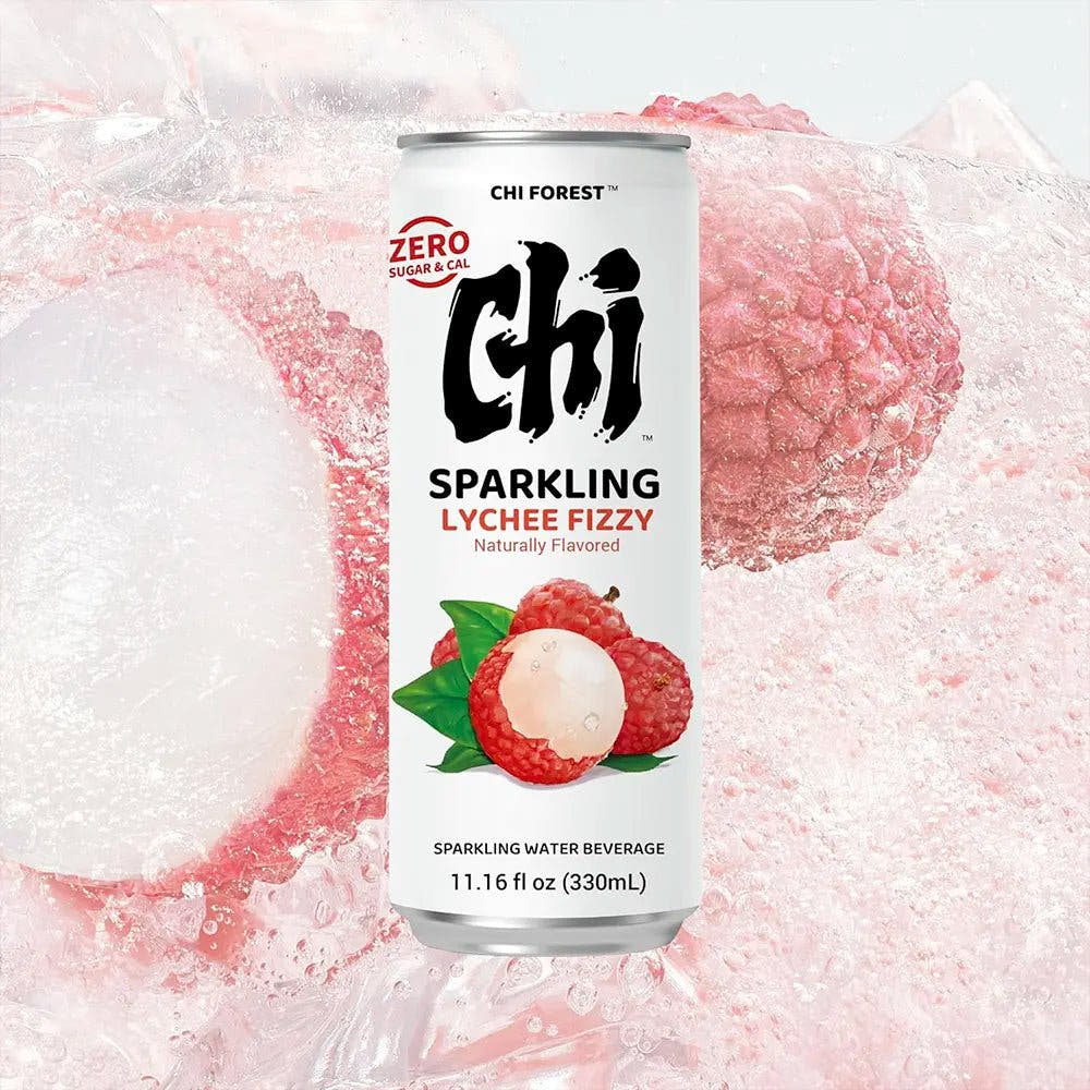 Genki Forest | Soda Frizzante 330ml - Gusto Litchi - Trovasia - B04004 - 01