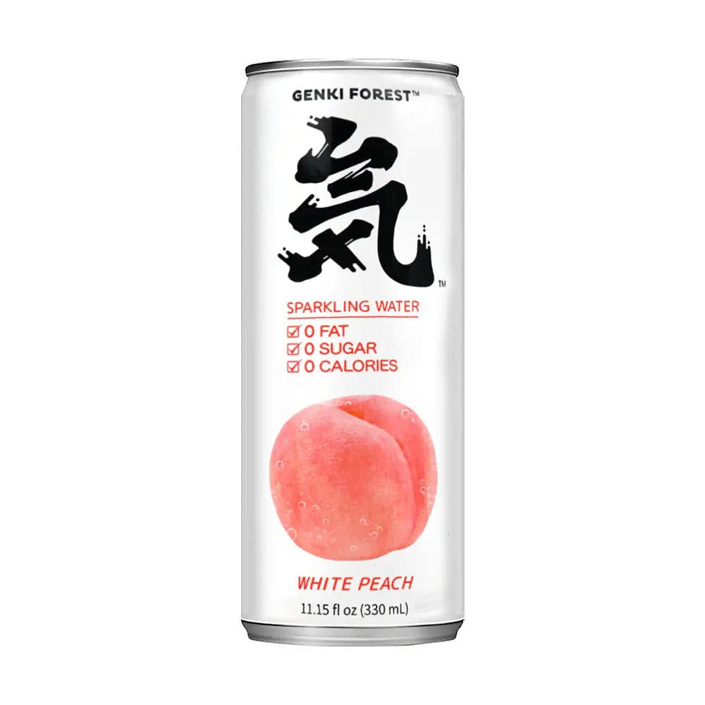 Genki Forest | Soda Frizzante 330ml - Gusto Pesca Bianca - Trovasia - B04004 - 02