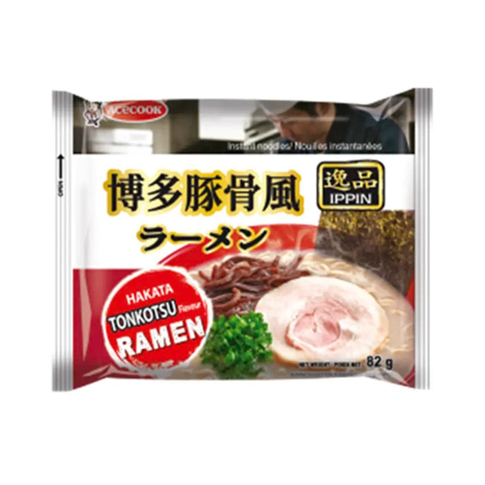 IPPIN | Ramen Istantanei 82g – Gusto Hakata Tonkotsu - Trovasia - I01036 - 01