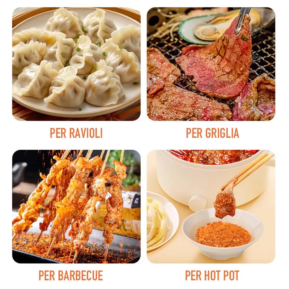 LiuPo | Polvere di Peperoncino Aromatizzata 100g - 10 Confezine - Trovasia - C05006 - 01