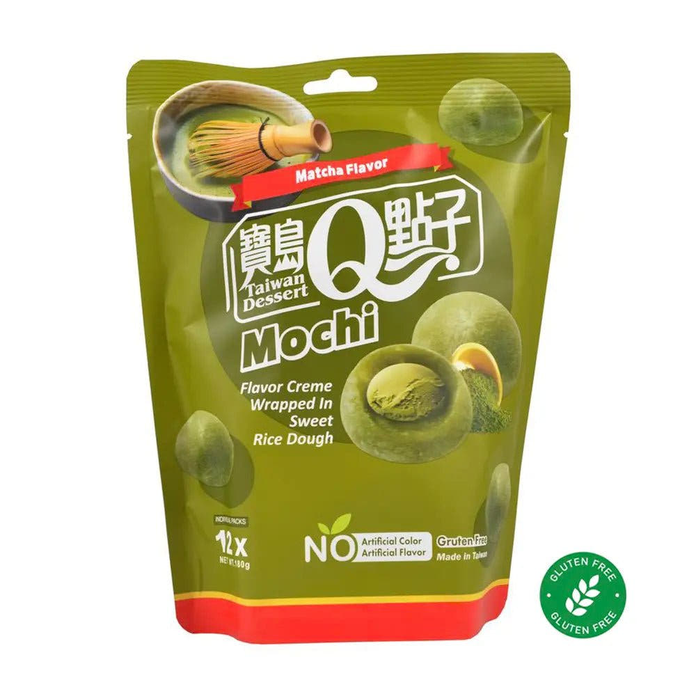 Mochi con Ripieno di Crema 180g – Gusto Matcha - Trovasia - S02034 - 02