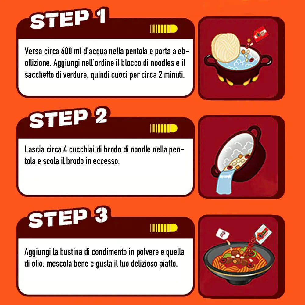 Nongshim | Shin Ramyun Stir Fry 131g – Gusto Piccante - Trovasia - I01002 - 0701