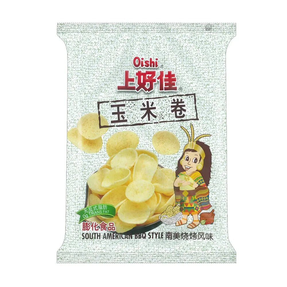 Oishi | Tortilla di Mais 40g - Gusto Barbecue Sudamericano - Trovasia - S03003 - 0801