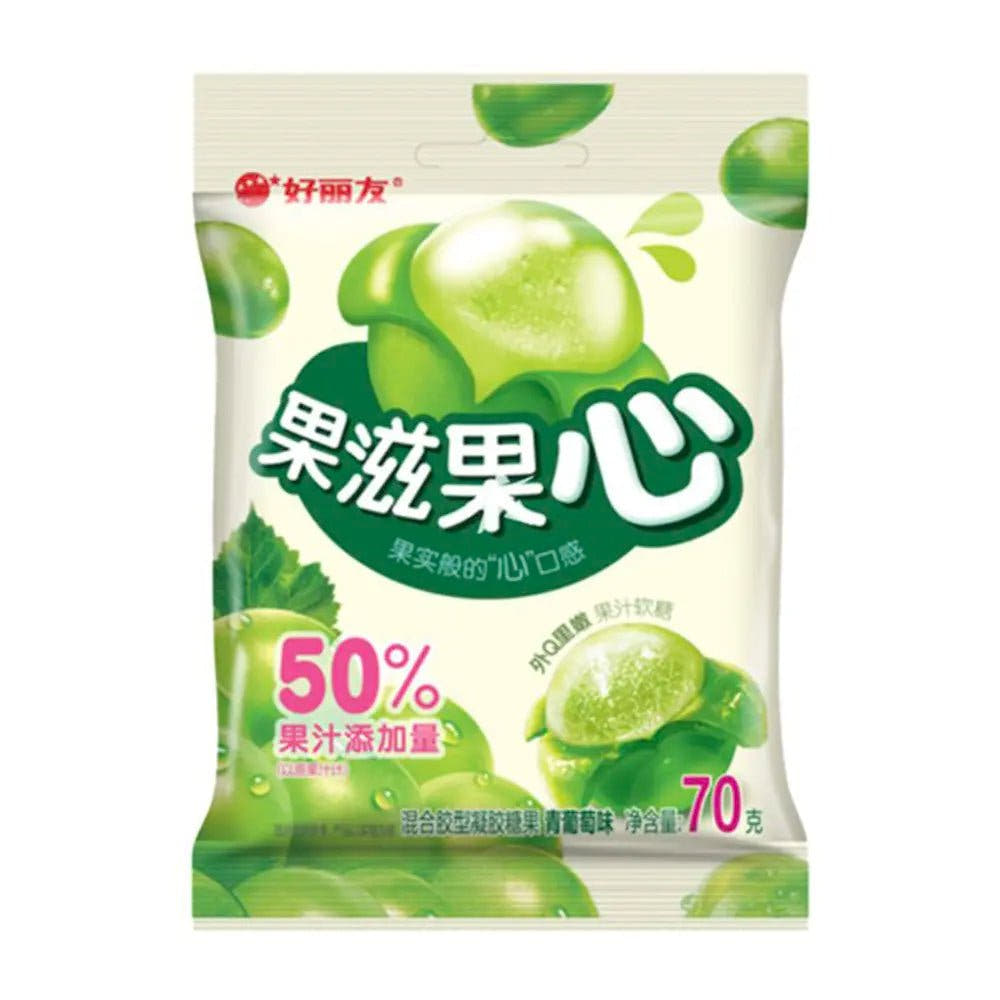 Orion | Caramelle Pelabili 70g – Gusto Uva Verde - Trovasia - S04 - CA007 - 0101