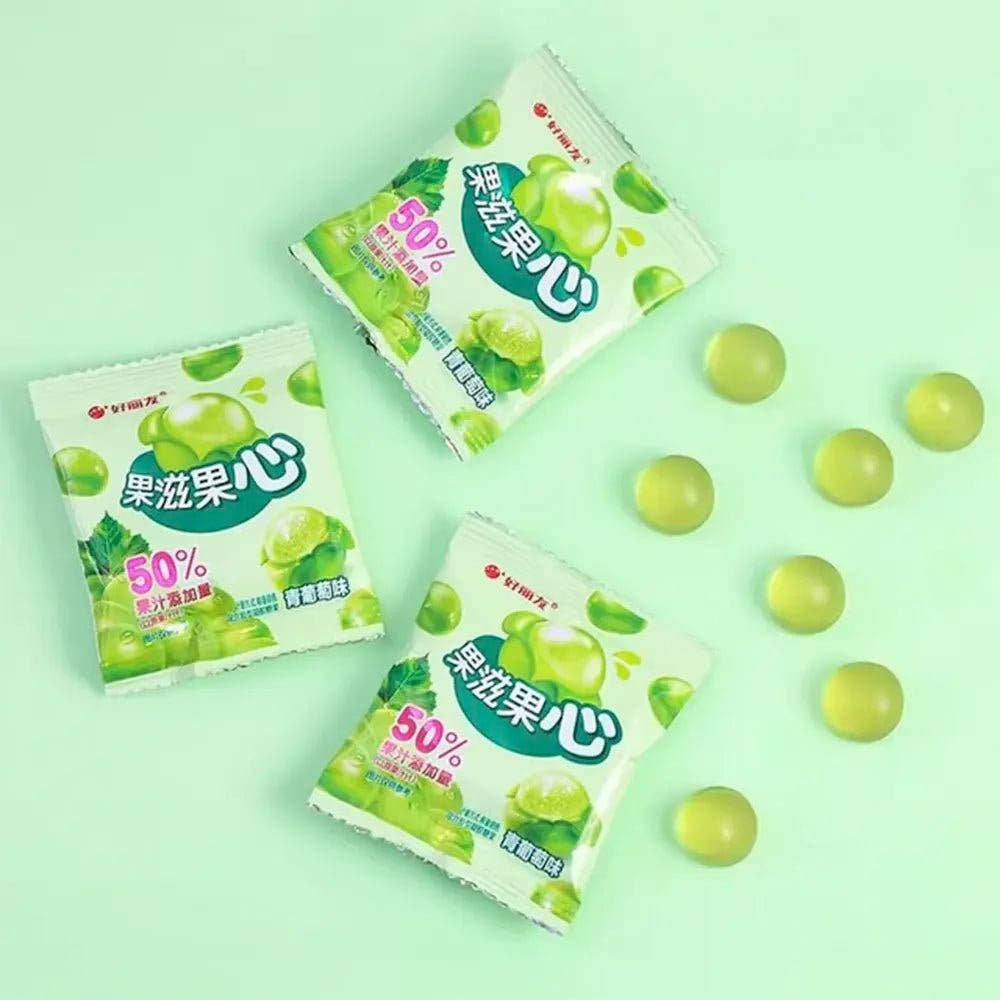 Orion | Caramelle Pelabili 70g – Gusto Uva Verde - Trovasia - S04 - CA007 - 0101