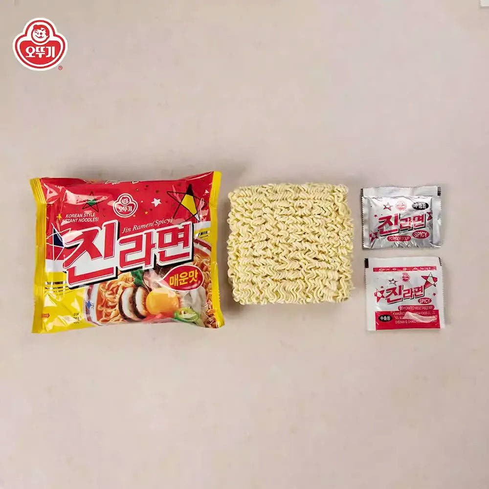 Ottogi | Jin Ramen 120g - Gusto Piccante - Trovasia - I01003 - 0201