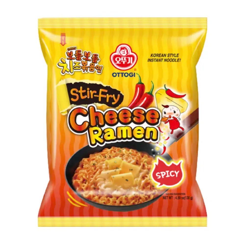 Ottogi | Stir - Fry Cheese Ramen – Gusto Piccante al Formaggio - Trovasia - I01003 - 0402