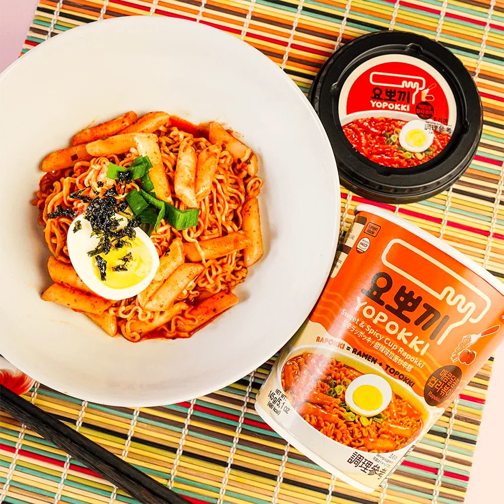 Rabokki 145g (Ramen con Tteokbokki) - Gusto DolcePiccante Classico - Trovasia - I08006 - 01