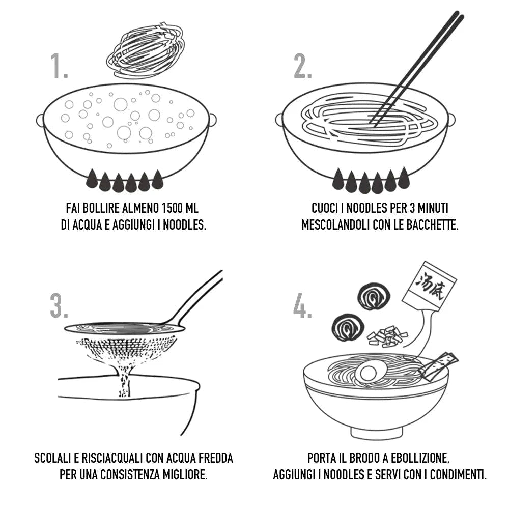 Ramen Freschi Giapponesi 600g - Trovasia - A01009 - 01