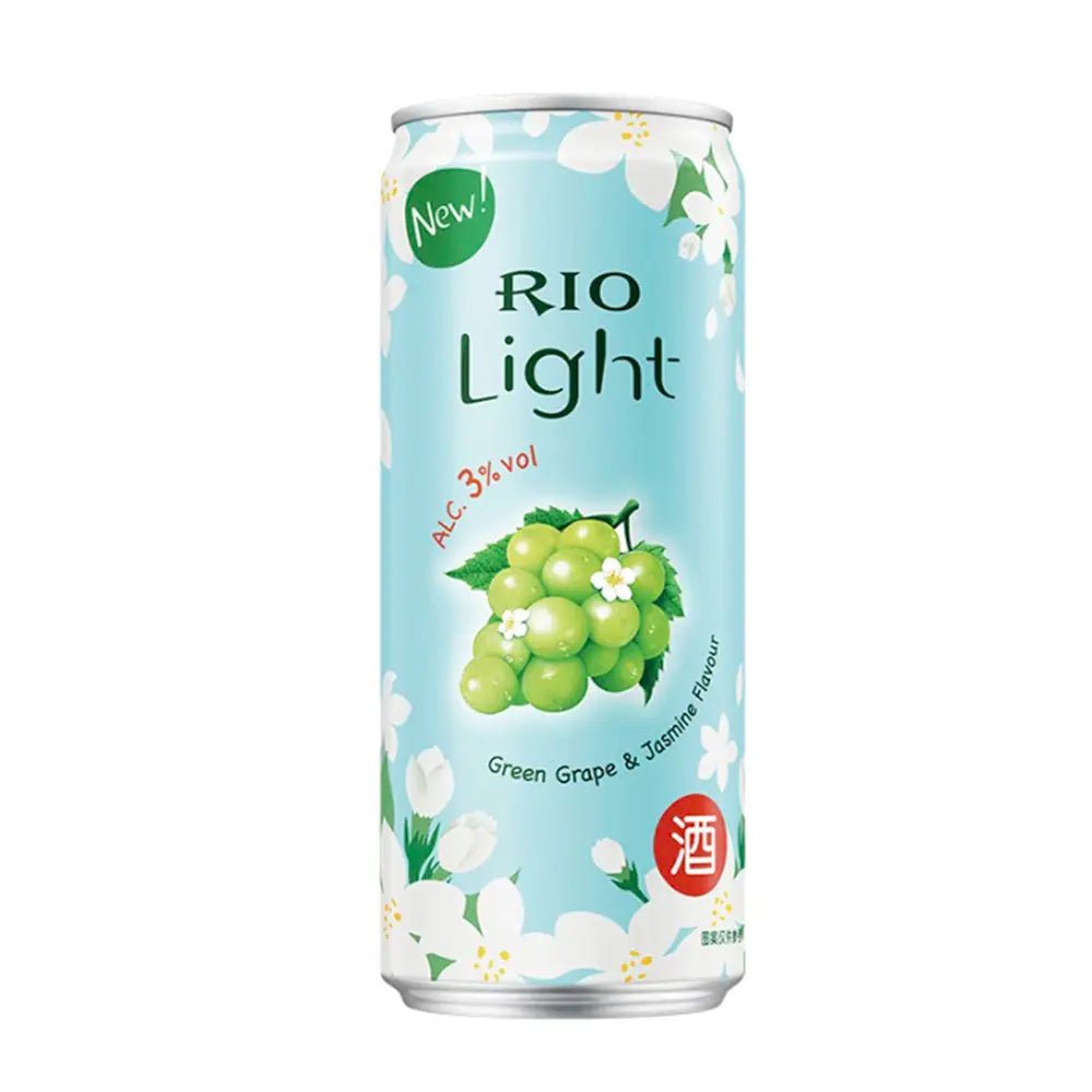 RIO Cocktail Leggermente Alc.3% 330ml – Gusto Gelsomino e Uva Verde - Trovasia - B07001 - 01