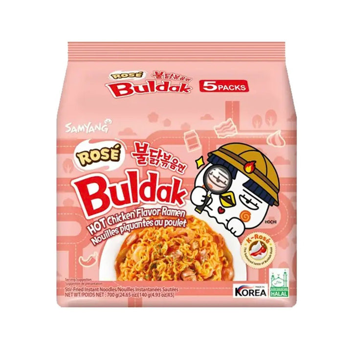 Samyang | Buldak Ramen 5pz - Gusto Rose Carbonara - Trovasia - I01001 - 1003
