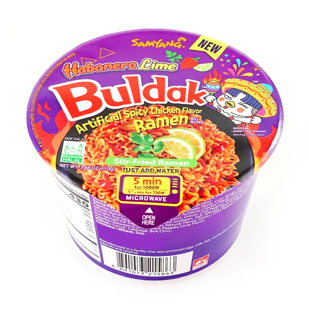 Samyang Buldak Ramen Bowl - Gusto Habanero e Lime - Trovasia - I01001 - 0602