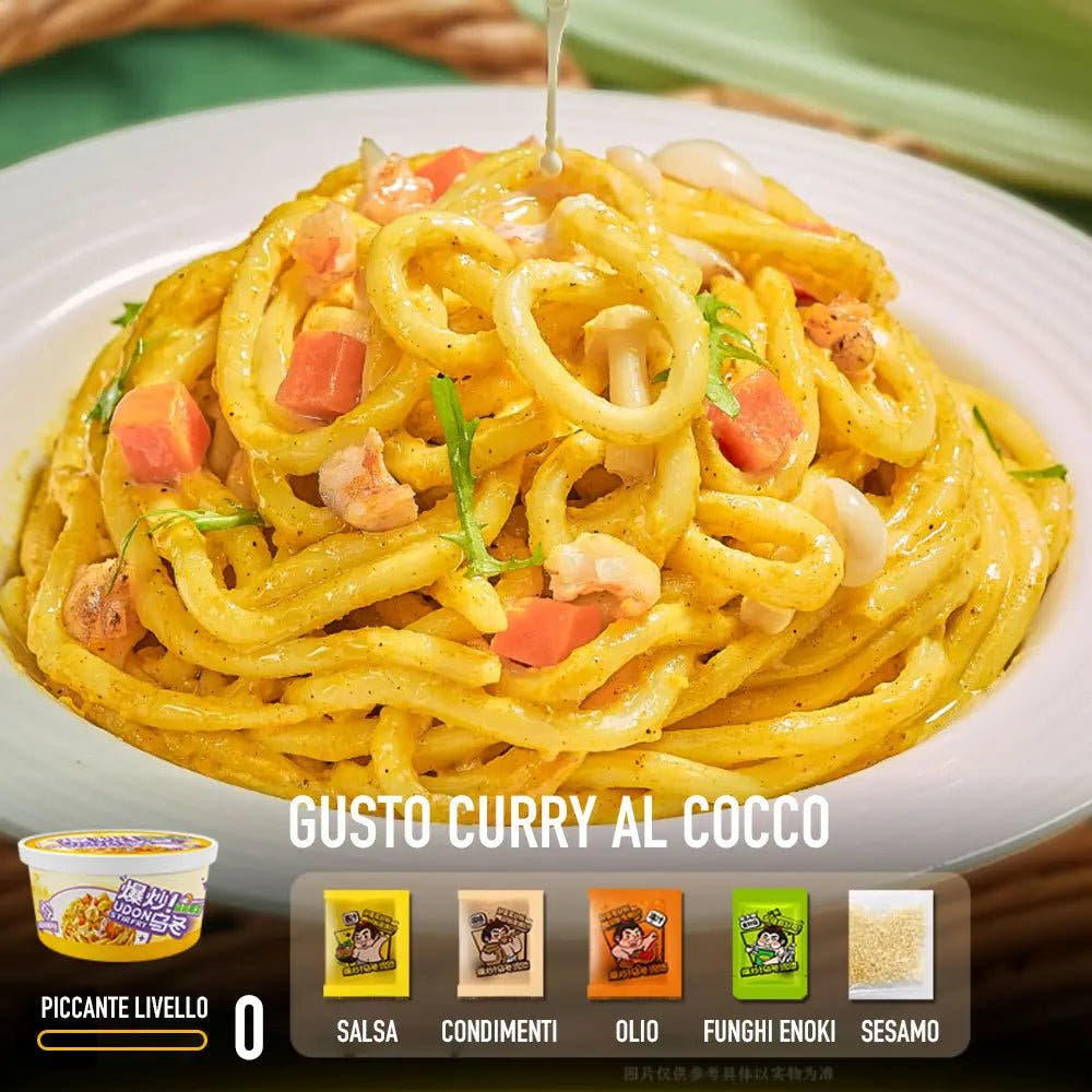 Stir - Fry Udon 280g - Gusto Curry al Cocco - Trovasia - I0102604