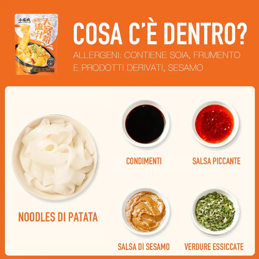 Tagliatelle di Patata con Salsa al Sesamo 266g - Trovasia - I04011 - 01