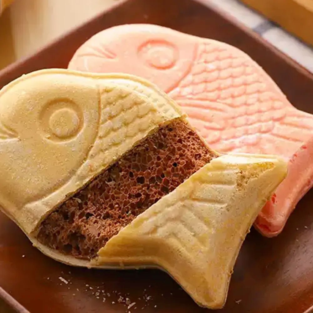 Taiyaki Wafer Snack 16.5g - Crema alla Fragola e Cioccolato - Trovasia - S10015 - 03