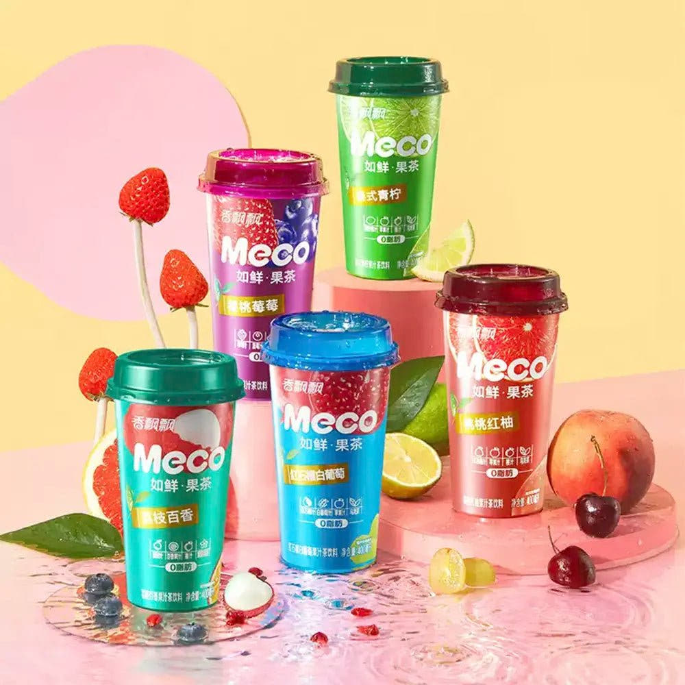 Tè Oolong alla Frutta 400ml - Gusto Fragola & Mirtillo - Trovasia - B01001 - 01