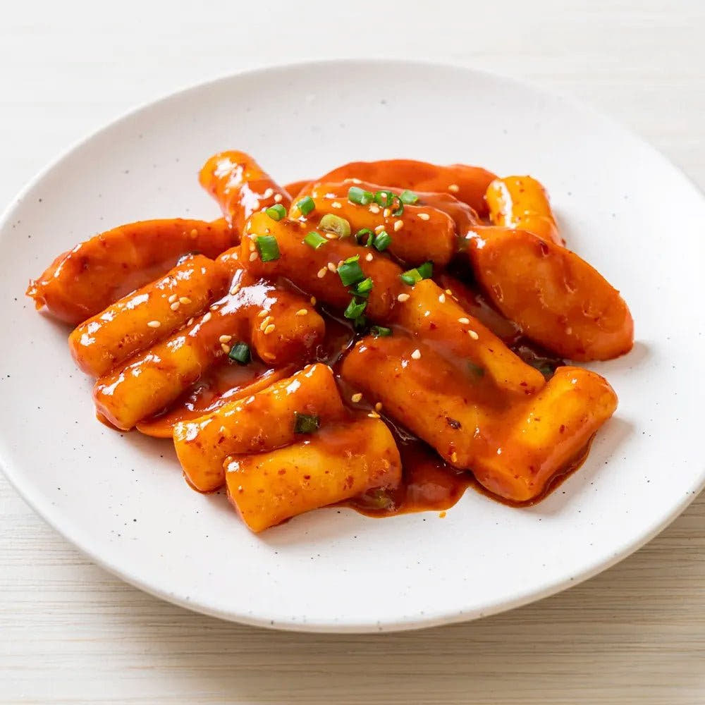 Tteokbokki 140g (Gnocchi di riso coreana saltata) - Gusto Dolce e Piccante - Trovasia - I080010101