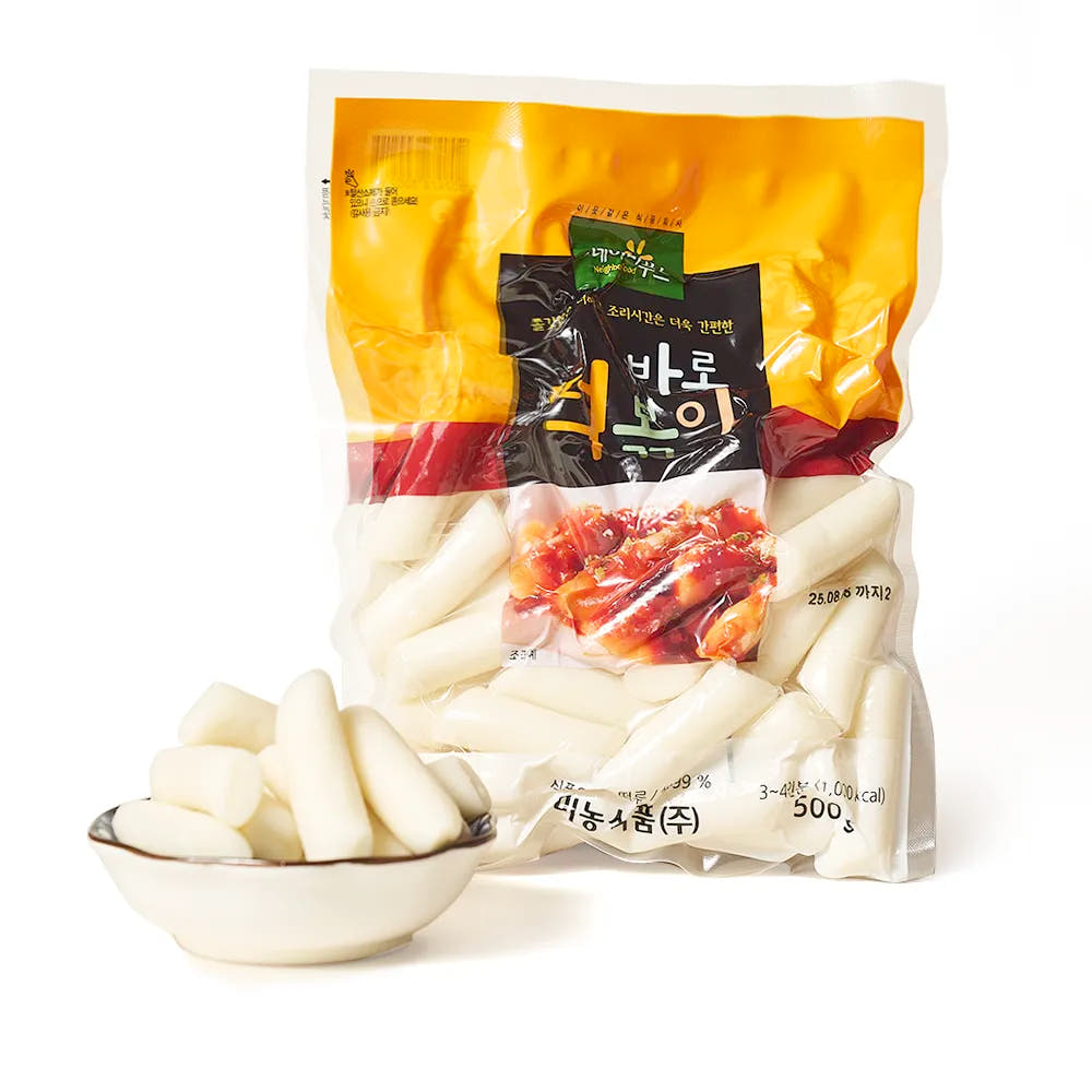 Tteokbokki 500g - Gnocchi di Riso Coreani - Trovasia - A0901501