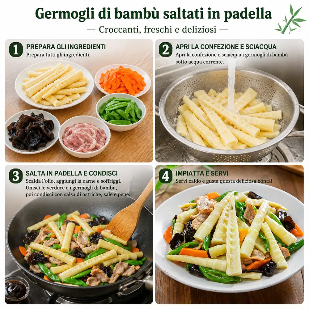 Pre-cooked Wild Bamboo 500g