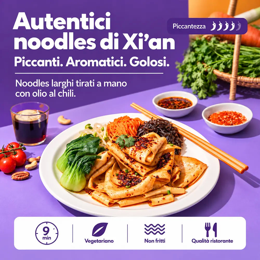 Biangbiang Mian 217g – Gusto chili all’olio Xi’an