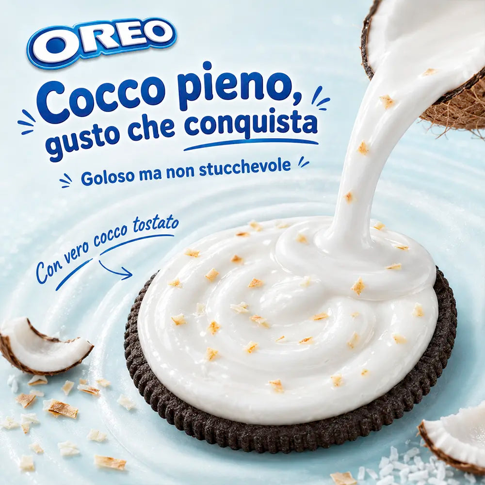 Biscotti Oreo 87g - Gusto Cocco al Sale Marino