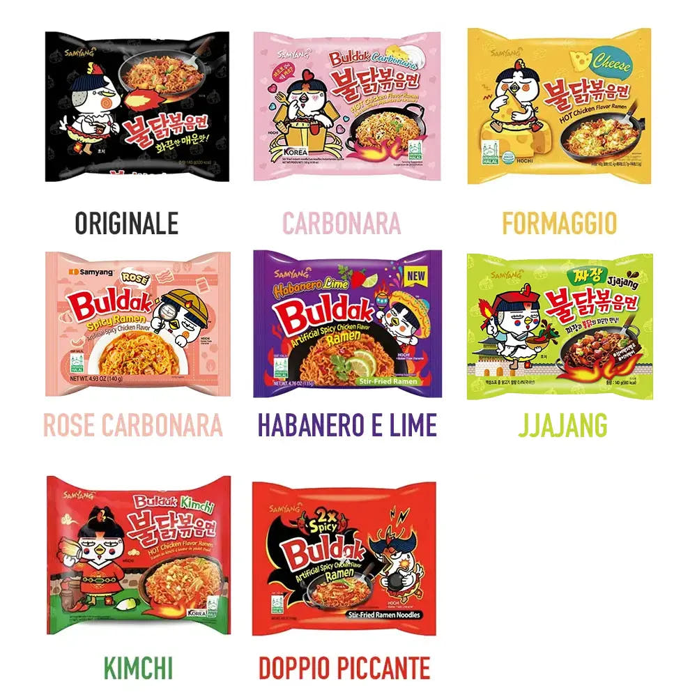 Samyang | Buldak Ramen 1PZ - Vari Gusti Disponibili