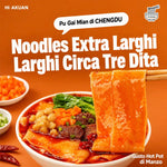 DaWanKuanMian | Noodles Larghi Istantanei – Stile CHENGDU (Hot Pot di Manzo)