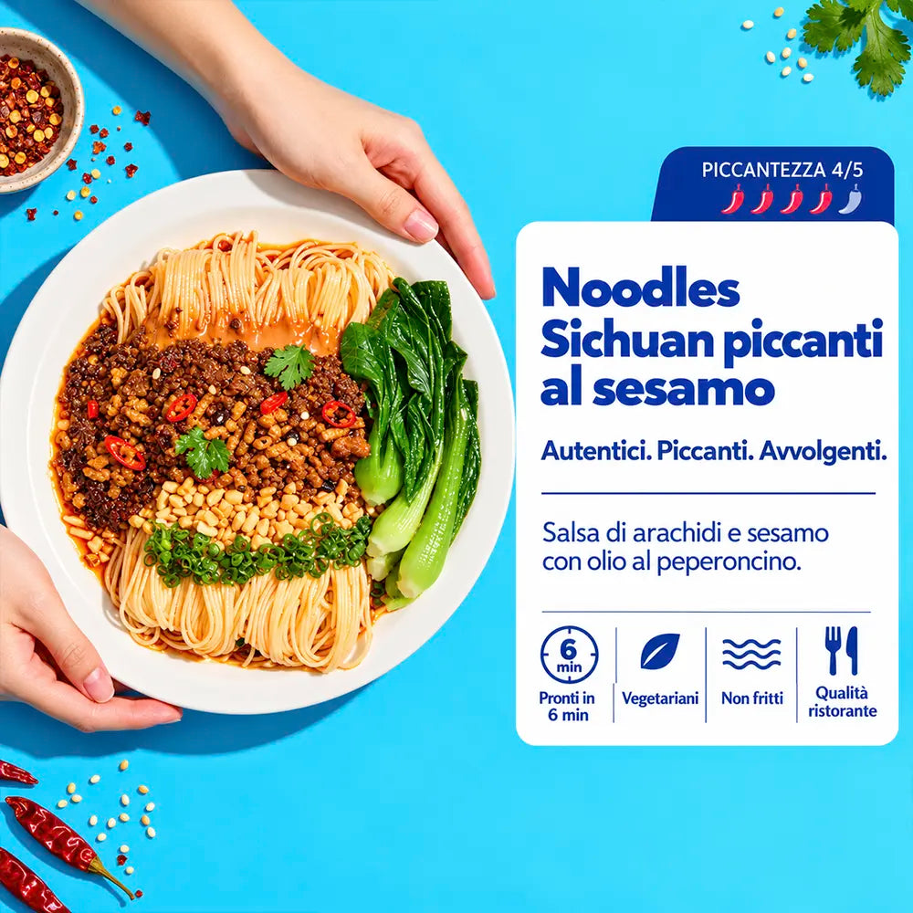 Dandan Mian 242g – Noodles Piccanti al Pepe di Sichuan