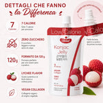 Delief | Gelatina di Konjac 120g - Gusto Litchi