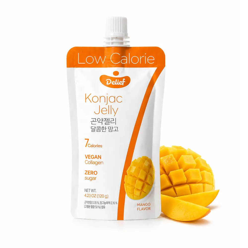 Delief | Gelatina di Konjac 120g - Gusto Mango