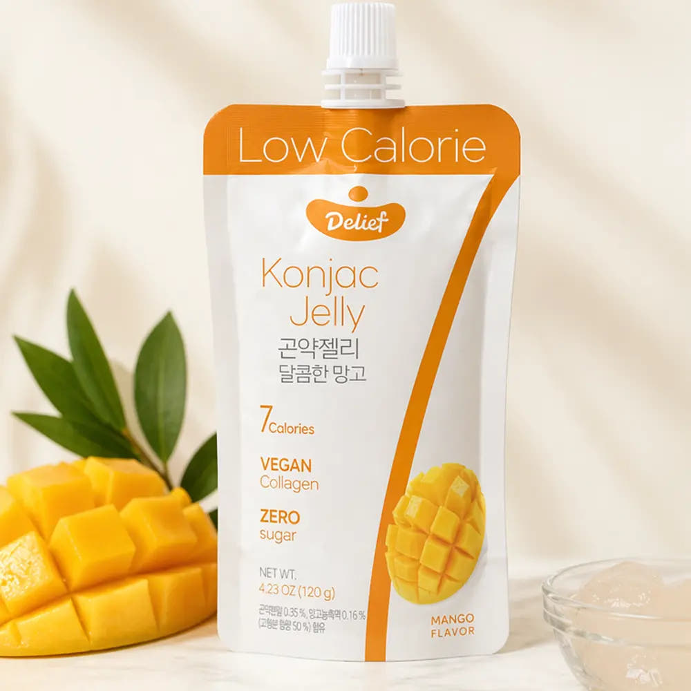 Delief | Gelatina di Konjac 120g - Gusto Mango