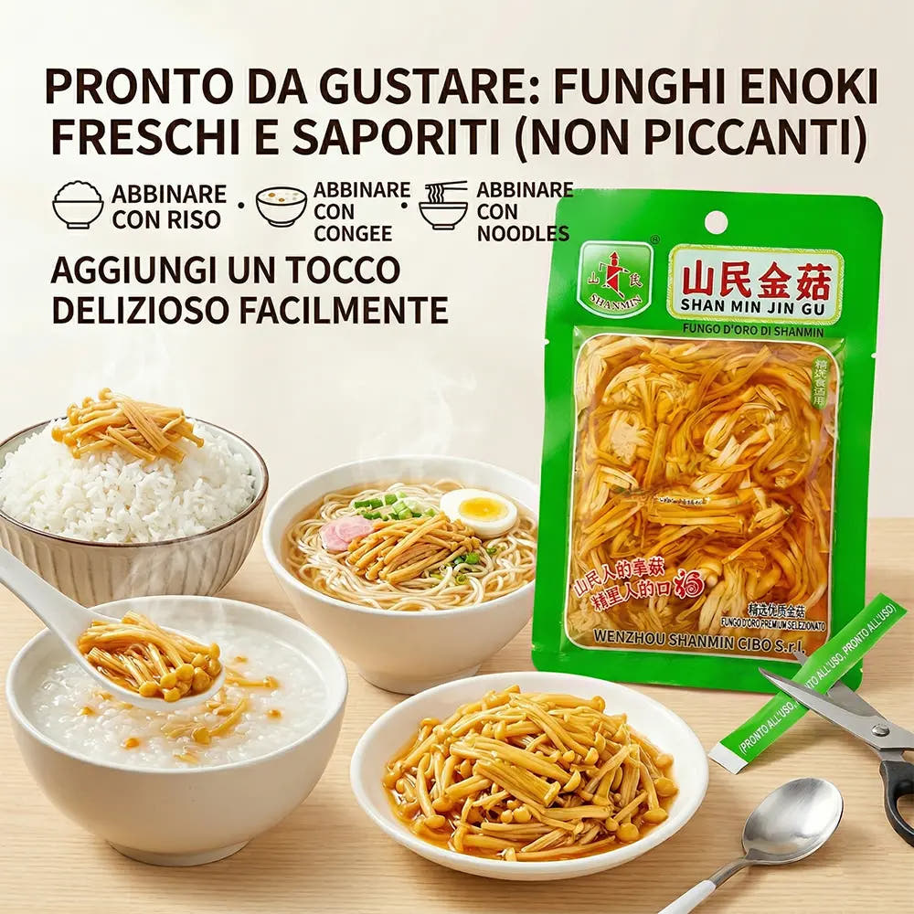 Funghi Enoki 108g