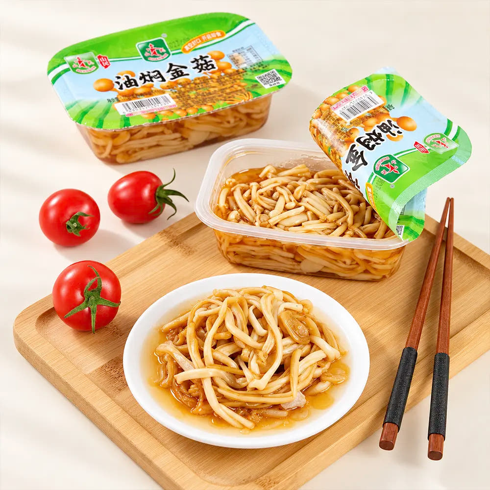 Funghi Enoki Aromatizzati 170g