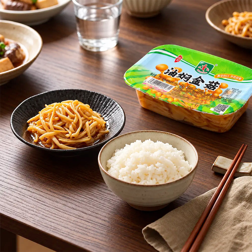 Funghi Enoki Aromatizzati 170g