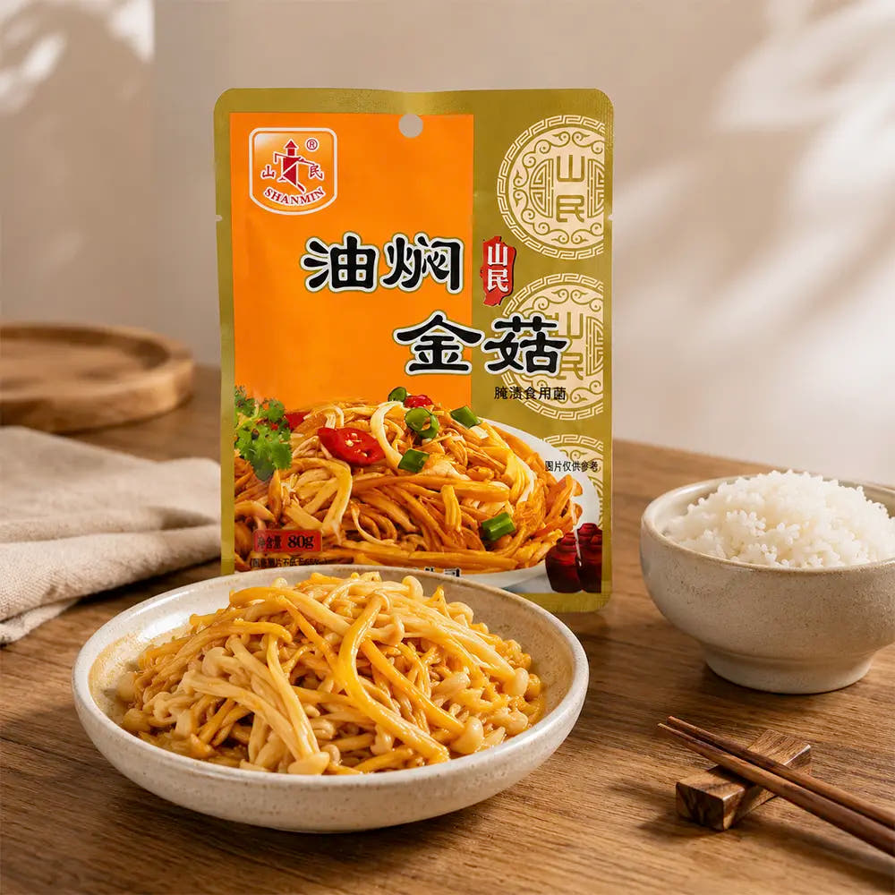 Funghi Enoki Conservati 80g