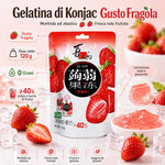 Gelatina di Konjac 120g - Gusto Fragola