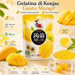 Gelatina di Konjac 120g - Gusto Mango