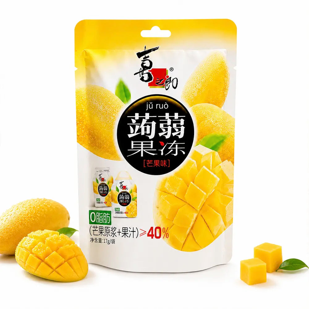Gelatina di Konjac 120g - Gusto Mango