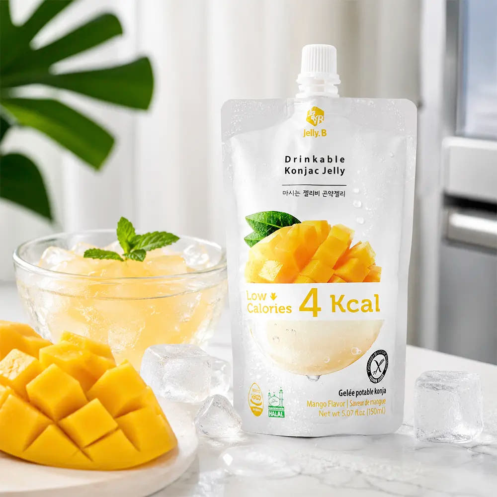 Gelatina di Konjac da Bere 150ml - Gusto Mango