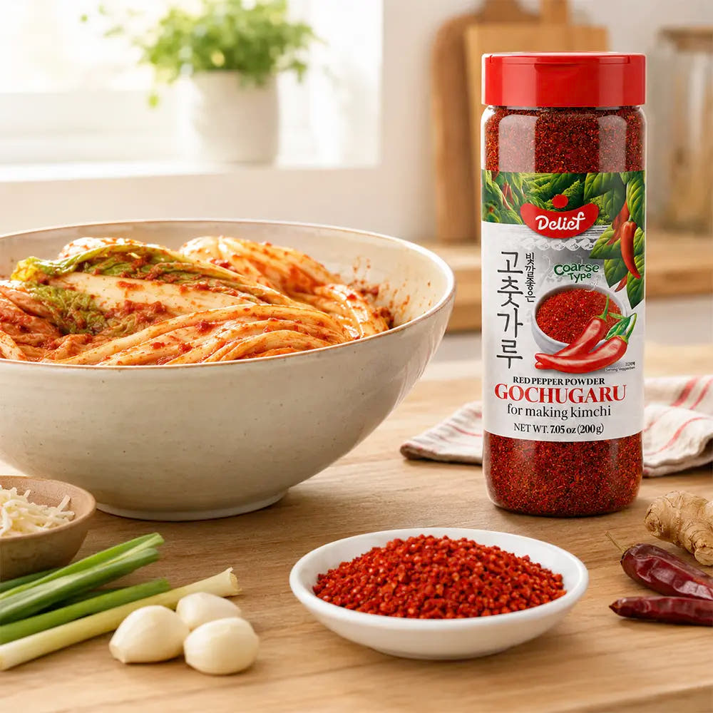 Gochugaru 200g – Peperoncino Rosso Coreano a Grana Grossolana