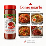 Gochugaru 200g – Peperoncino Rosso Coreano a Grana Grossolana