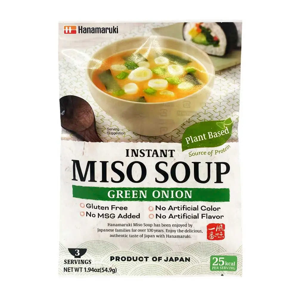 Hanamaruki | Zuppa di Miso Istantanea – con Cipollotto (3 porzioni)