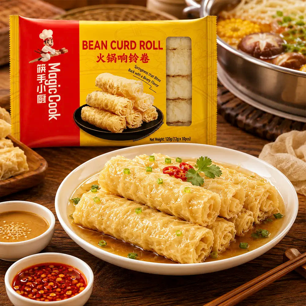 Involtini di Tofu per 120g - Ideale per Hotpot/Ramen